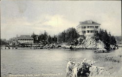 Squantum Club, Near Providence Rhode Island Postcard Postcard