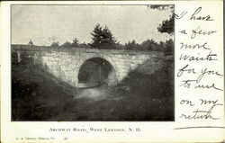 Archway Road West Lebanon, NH Postcard Postcard