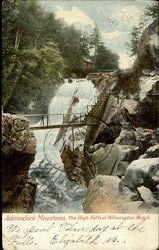 Adirondack Mountains,The High Falls At Wilmington Notch. Adirondacks, NY Postcard Postcard