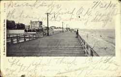 Board Walk Arverne-By-The-Sea Postcard