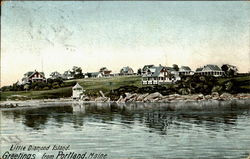 Little Diamond Island Portland, ME Postcard Postcard