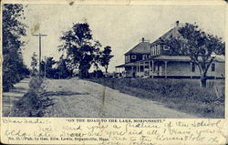 On The Road To The Lake, Monponsett Postcard