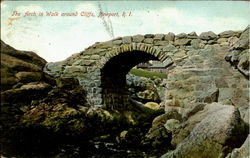 The Arch In Walk Around Cliffs Postcard