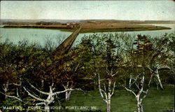 Martins Point Bridge Portland, ME Postcard Postcard