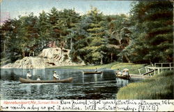 Sunset Rock Kennebunkport, ME Postcard Postcard