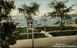 Fort Allen Park / Greetings from Portland Postcard