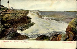 Portland Head Light Postcard