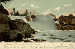 Indians Heart on Left, Old Man of the Falls on the Right Postcard