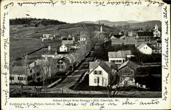 School Street from Swasey's Hill Postcard