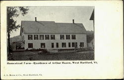 Homestead Farm-Residence Of Arthur Hazen Postcard