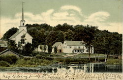 View At West Burke Postcard