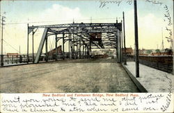 New Bedford And Fairhaven Bridge Massachusetts Postcard Postcard