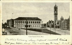 Copley Square Boston, MA Postcard Postcard