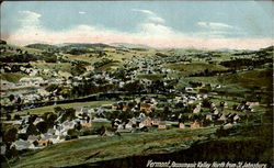 Passumpsic Valley North from St. Johnsbury Postcard