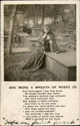 She Wore A Wreath Of Roses (3) Poems & Poets Postcard Postcard