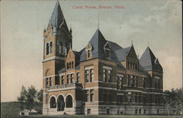 Court House Benson, MN Postcard