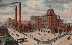 Anheuser-Busch Power Plant and Brew House Postcard