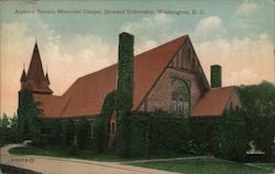 Andrew Rankin Memorial Chapel Howard University Postcard