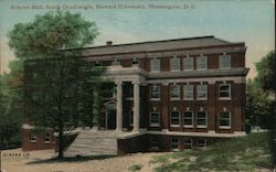 Science Hall, South Quadrangle, Howard University Postcard