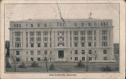 New Municipal Building Postcard