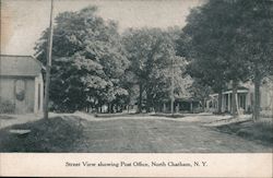 Street View Showing Post Office Postcard