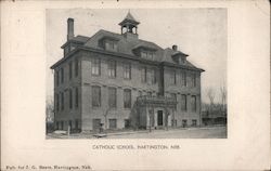 Catholic School Hartington, NE Postcard Postcard Postcard