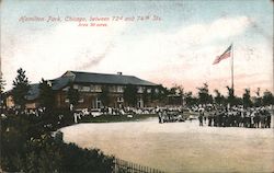 Hamilton Park, Chicago, between 72d and 74th St Illinois Postcard Postcard Postcard