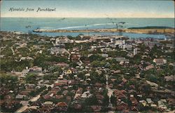 View From Punchbowl Honolulu, HI Postcard Postcard Postcard