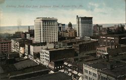 Looking North East from Baltimore Hotel Kansas City, MO Postcard Postcard Postcard