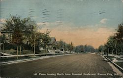 Pasco Looking North from Linwood Boulevard Postcard