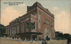 Garden Theatre, 13th & McGee St Kansas City, MO Postcard Postcard Postcard