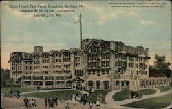 Elms Hotel, Fire-Proof Postcard