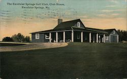 The Excelsior Springs Golf Club, Club House Postcard