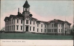 High School Granite Falls, MN Postcard Postcard Postcard