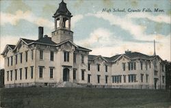 High School Granite Falls, MN Postcard Postcard Postcard