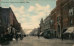 Front Street, Looking South Postcard