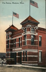 Fire Station Mankato, MN Postcard Postcard Postcard