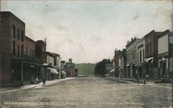 Main Street, Looking North Mazeppa, MN Postcard Postcard Postcard