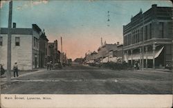 Main Street Luverne, MN Postcard Postcard Postcard