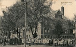 Public School Building Postcard