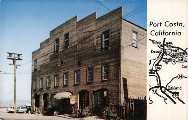 Famous Warehouse On Main Street Port Costa CA Postcard   Card01042 Fr 