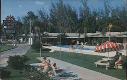 Grounds of the Rainbow Lodge St. Petersburg, FL Postcard Postcard Postcard