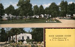 Rock Garden Court clarence, NY Postcard Postcard Postcard