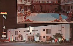 Acapulco Motel and Apartments Bellflower, CA Postcard Postcard Postcard