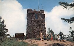 Mount Mitchell Observation Tower Asheville, NC Postcard Postcard Postcard