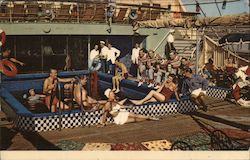 Life on Board the SS Homerie Postcard