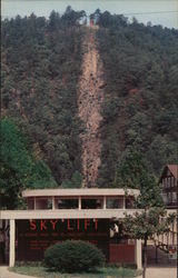 The Sky Lift Gatlinburg, TN Walter Cline Postcard Postcard Postcard