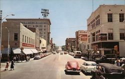 Central Ave. and Fourth Street Albuquerque, NM Postcard Postcard Postcard