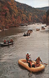 White Water Rafting in Ohiopyle State Park Postcard