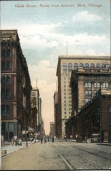 Clark Street, North from Jackson Blvd. Chicago, IL Postcard Postcard Postcard